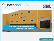 Tablet Screenshot of interlabel.com.br