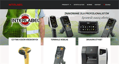 Desktop Screenshot of interlabel.pl
