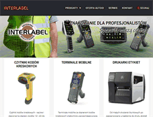 Tablet Screenshot of interlabel.pl